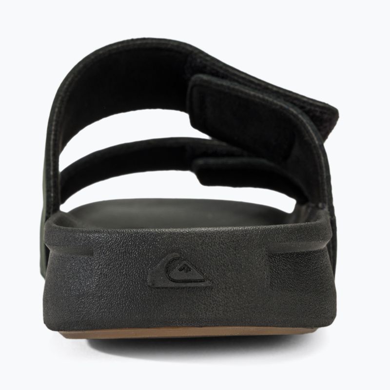 Quiksilver Pánské žabky Rivi Leather Double Adjust black 1 6