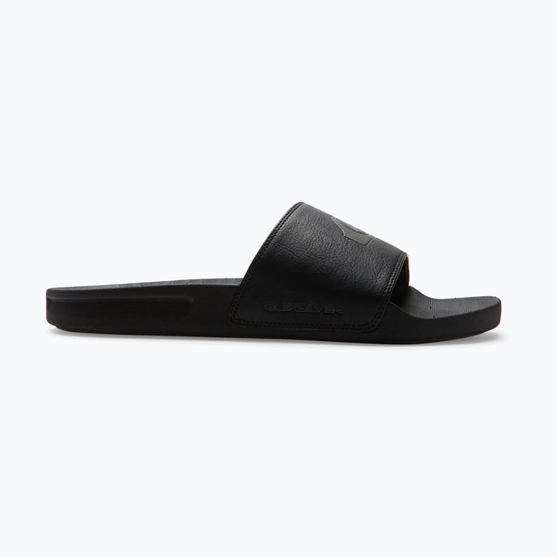 Quiksilver pánské žabky Rivi Nubuck Slide black 1 2