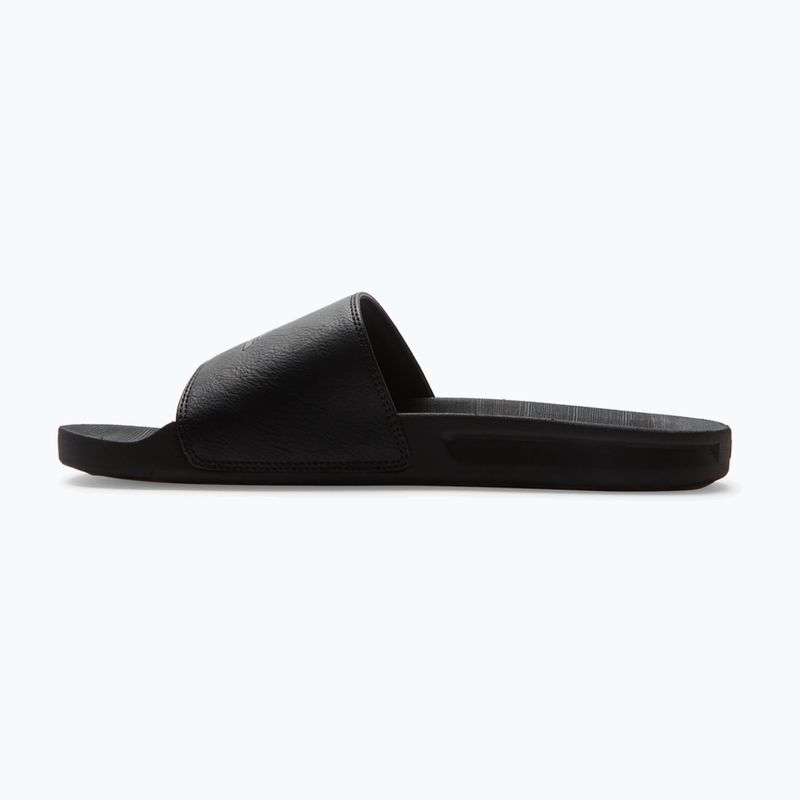 Quiksilver pánské žabky Rivi Nubuck Slide black 1 3