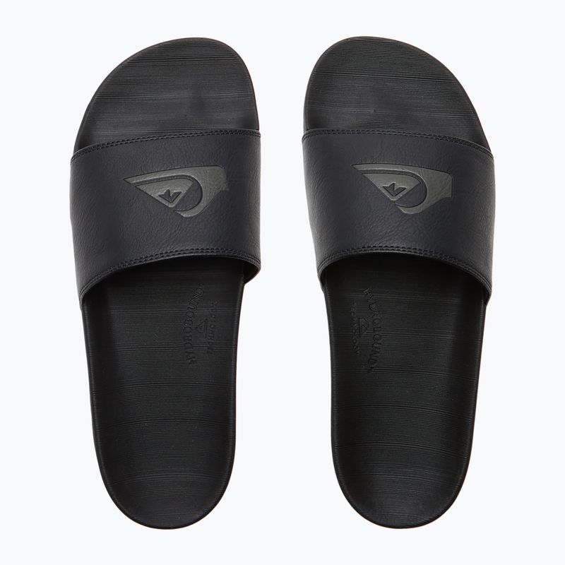 Quiksilver pánské žabky Rivi Nubuck Slide black 1 4