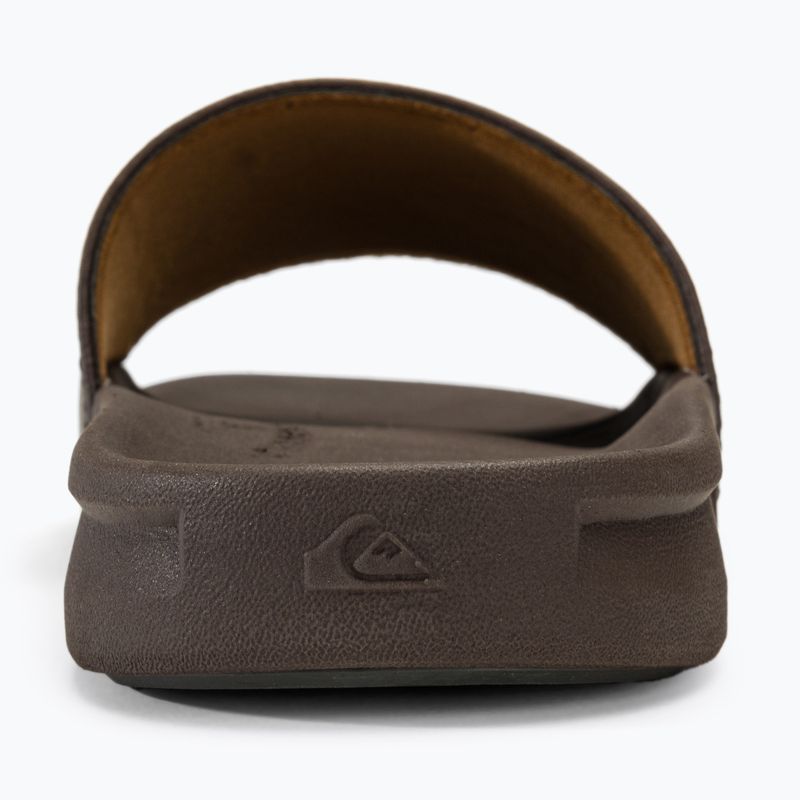Quiksilver pánské žabky Rivi Nubuck Slide brown 1 6