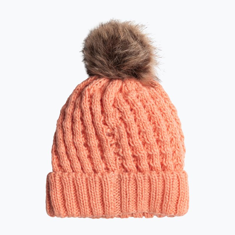 Dětská zimní čepice ROXY Blizzard Girl peach pink 2