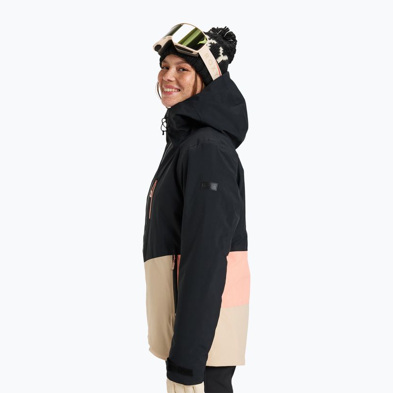 Dámská snowboardová bunda ROXY Peakside true black 4