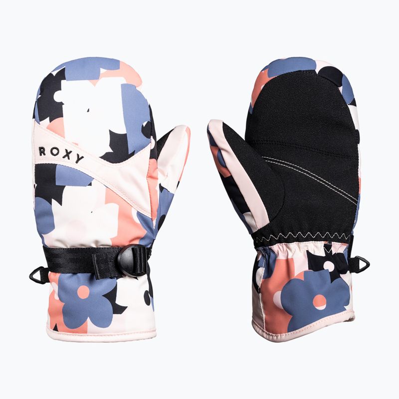 Dětské snowboardové rukavice ROXY Roxy Jetty Girl Mitt pink salt prima