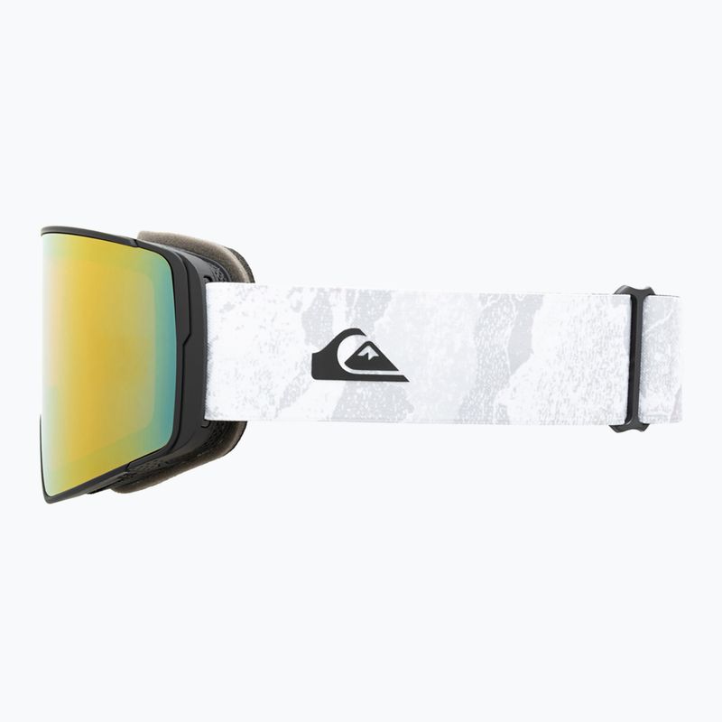 Pánské snowboardové brýle  Quiksilver Storm MG white camo/clux l purple mi 3