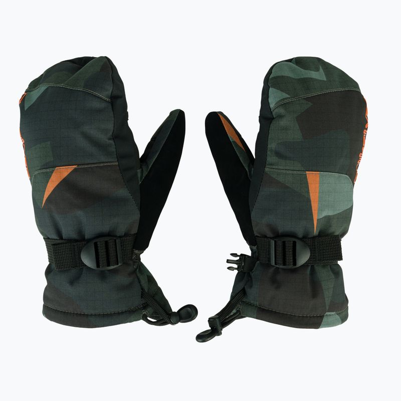 Dětské snowboardové rukavice Quiksilver Mission Mitt puzzle camo sea spray 2