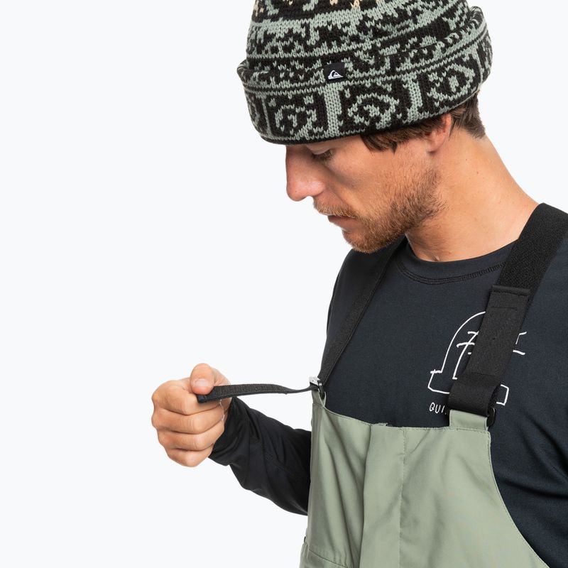 Pánské snowboardové kalhoty Quiksilver Utility Bib sea spray 4