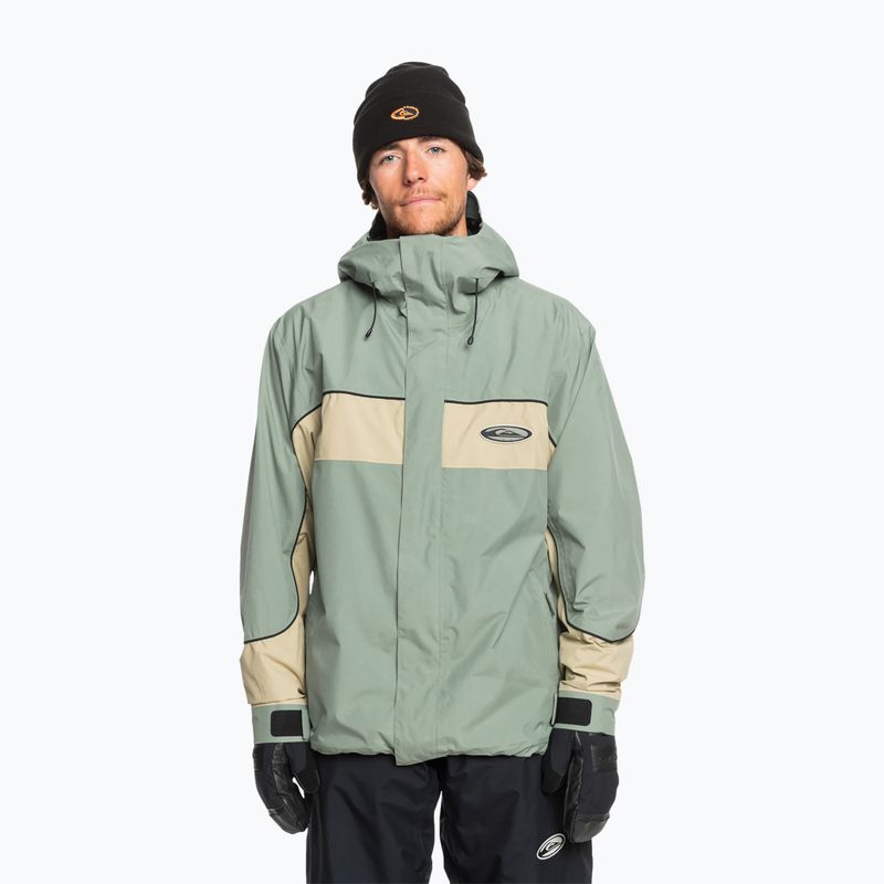 Pánská snowboardová bunda Quiksilver High Altitude Gore-Tex sea spray