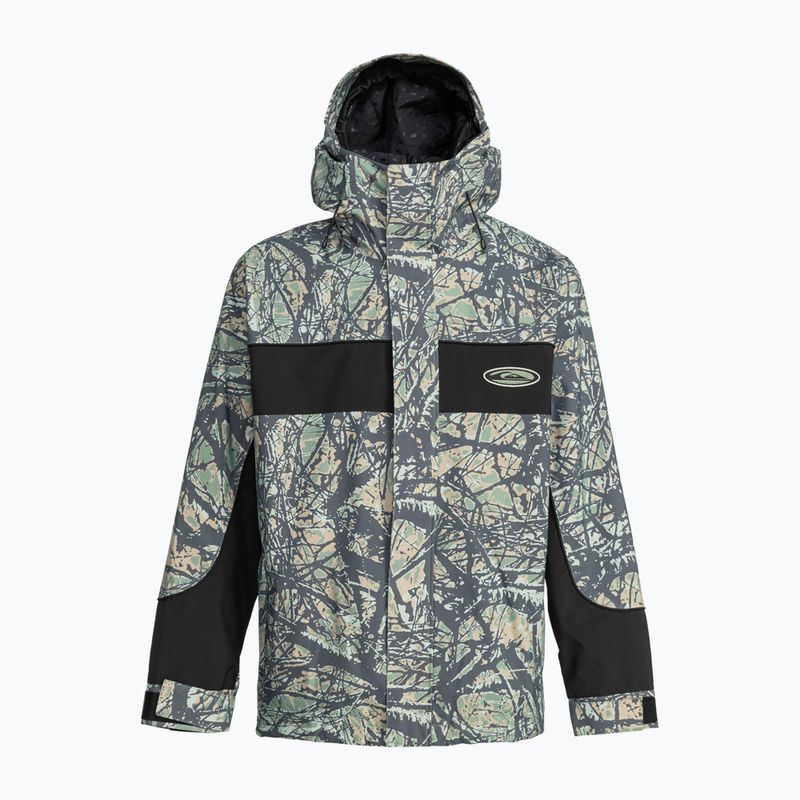 Pánská snowboardová bunda Quiksilver High Altitude 20K woodland abstract sea spray 5