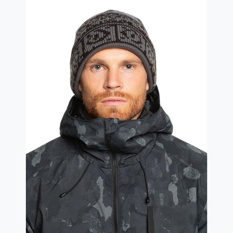 Pánská zimní čepice Quiksilver Archive true black 3