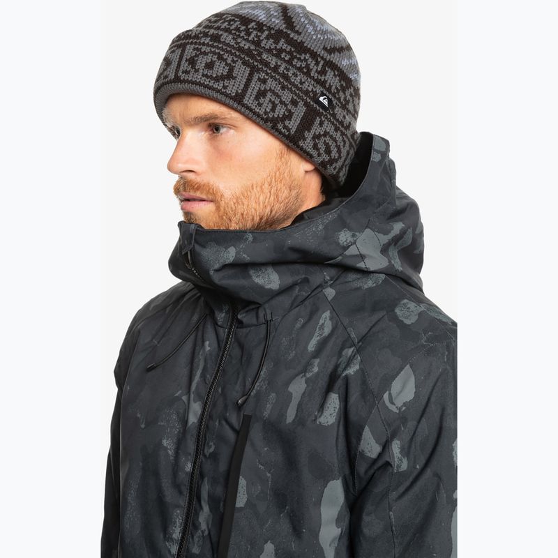 Pánská zimní čepice Quiksilver Archive true black 4