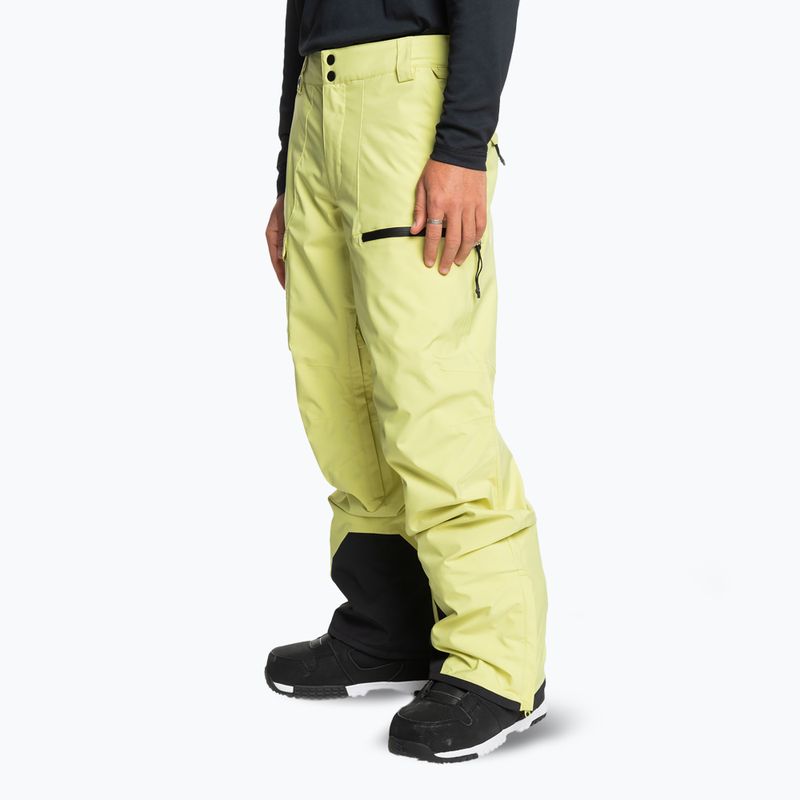 Pánské snowboardové kalhoty Quiksilver Utility celery green 4