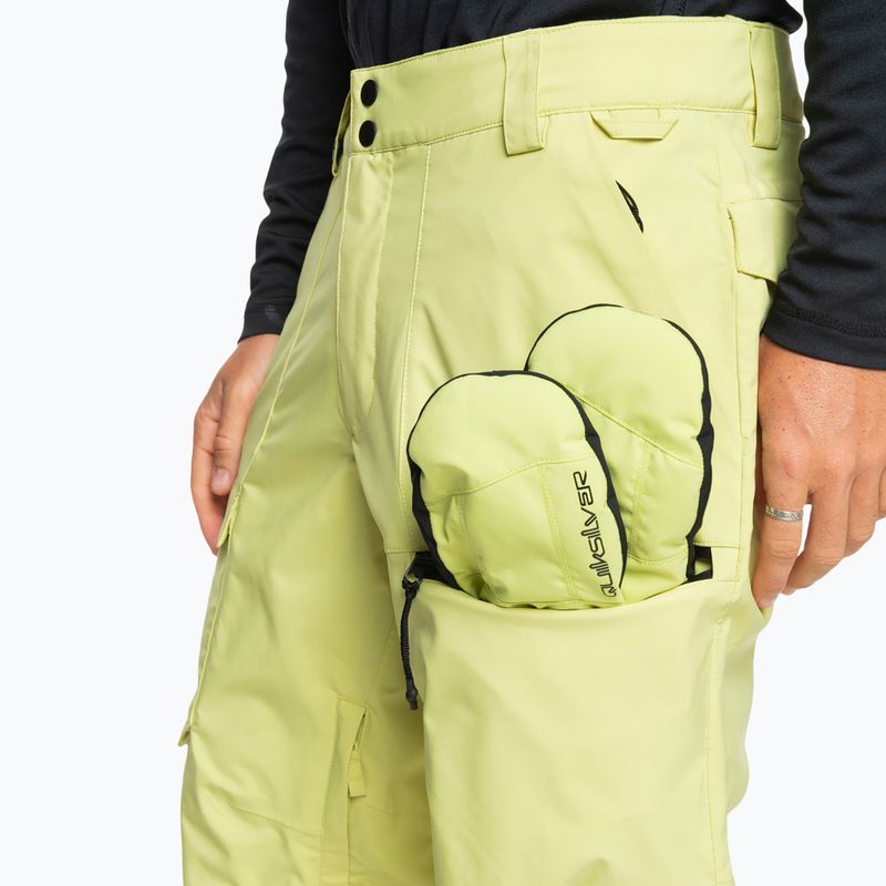 Pánské snowboardové kalhoty Quiksilver Utility celery green 6