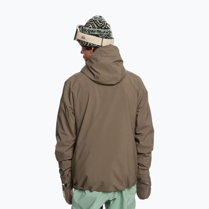 Pánská snowboardová bunda Quiksilver Quest Stretch 20K canteen 2