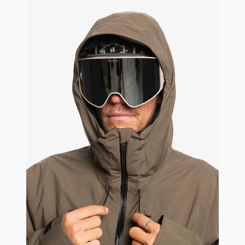 Pánská snowboardová bunda Quiksilver Quest Stretch 20K canteen 4