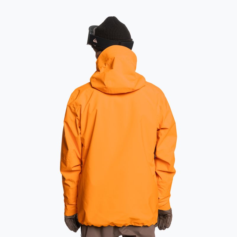 Pánská snowboardová bunda Quiksilver Pro Path Goretex 2L orange pepper 2