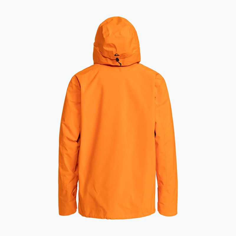 Pánská snowboardová bunda Quiksilver Pro Path Goretex 2L orange pepper 6