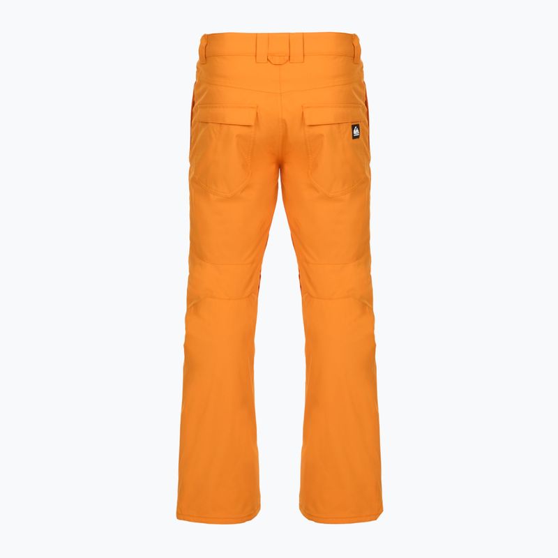 Pánské snowboardové kalhoty Quiksilver Estate orange pepper 8