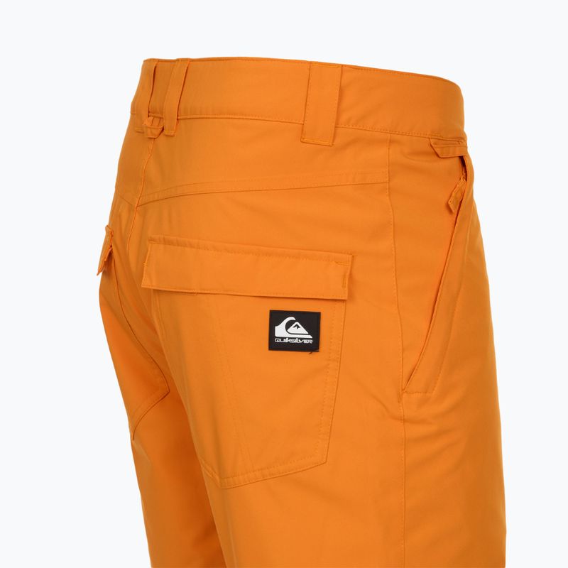 Pánské snowboardové kalhoty Quiksilver Estate orange pepper 10