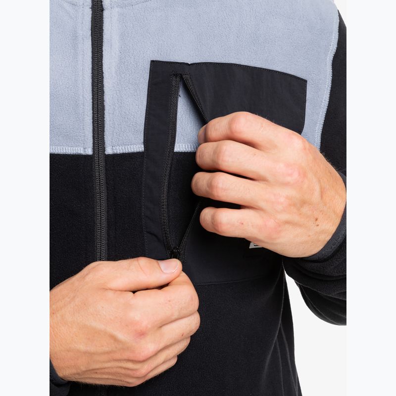 Pánská snowboardová mikina Quiksilver Aker Full Zip Fleece true black 4