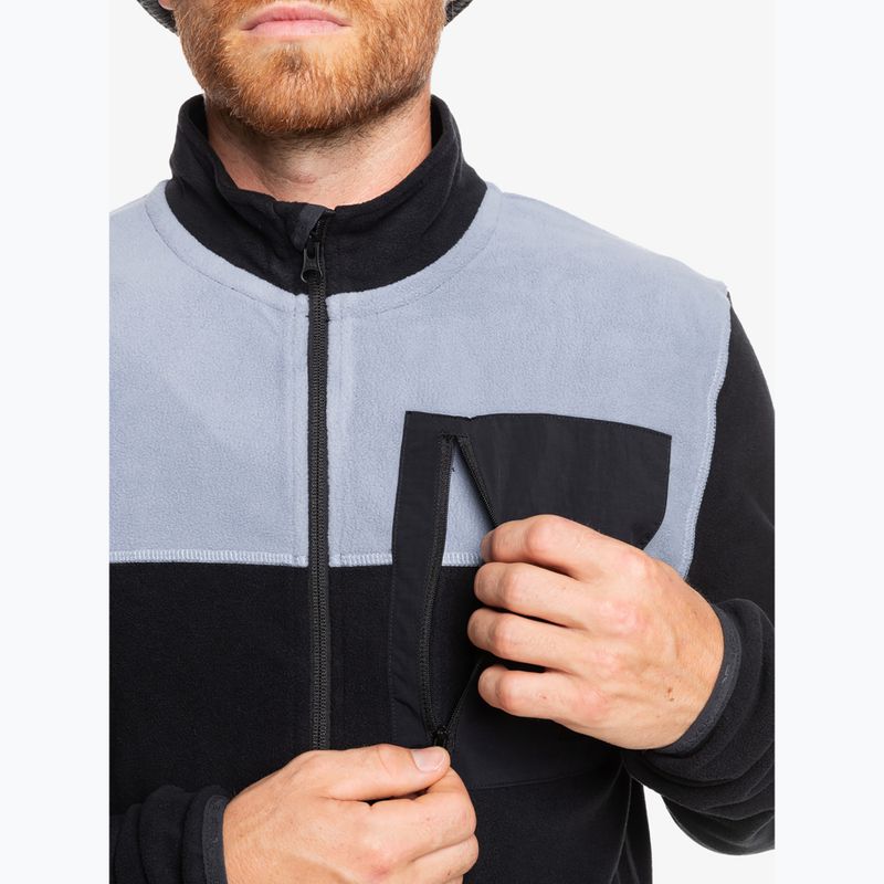Pánská snowboardová mikina Quiksilver Aker Full Zip Fleece true black 5