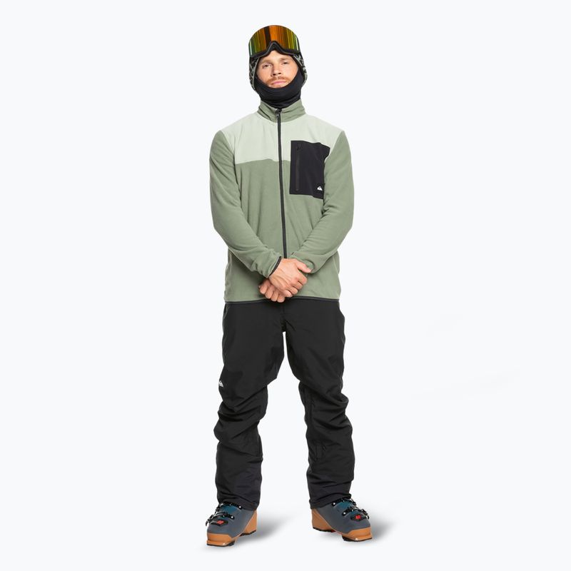 Pánská snowboardová mikina Quiksilver Aker Full Zip Fleece sea spray 2