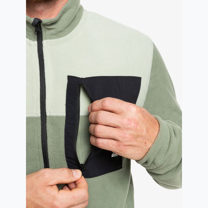 Pánská snowboardová mikina Quiksilver Aker Full Zip Fleece sea spray 6