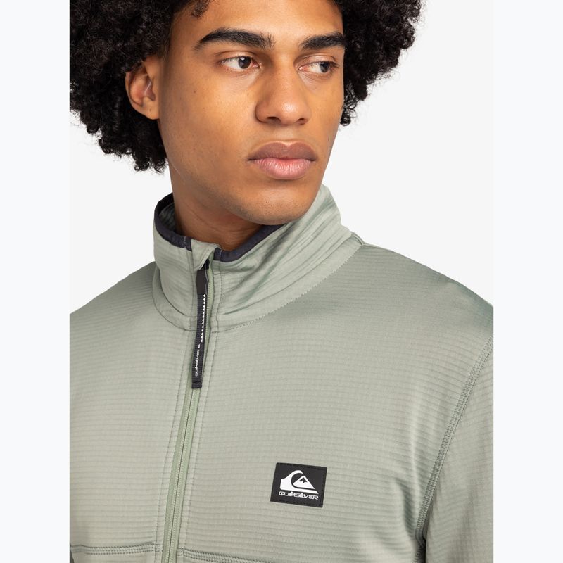 Pánská snowboardová mikina Quiksilver Steep Point Full Zip Fleece sea spray 5