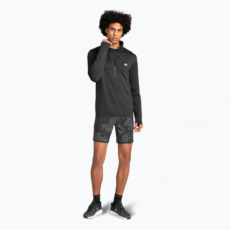 Pánská snowboardová mikina Quiksilver Steep Point Half Zip Fleece true black 2
