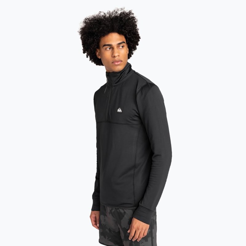 Pánská snowboardová mikina Quiksilver Steep Point Half Zip Fleece true black 4