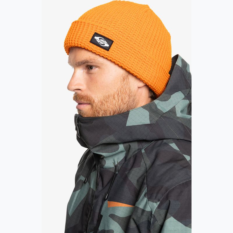 Pánská zimní čepice Quiksilver Tofino orange pepper 4