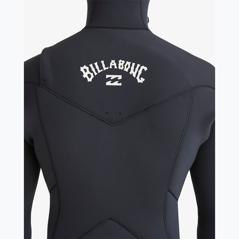 Pánský neopren Billabong 5/4mm Absolute Natural Chest Zip Hooded Black 7