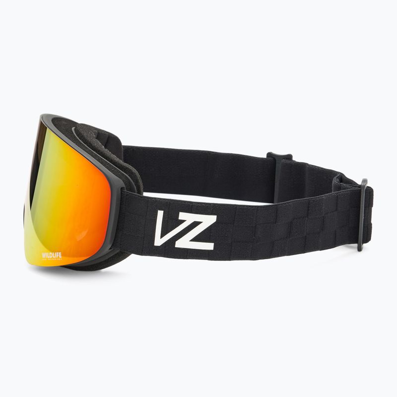 Snowboardové brýle VonZipper Encore black satin/wildlife fire chrome 4