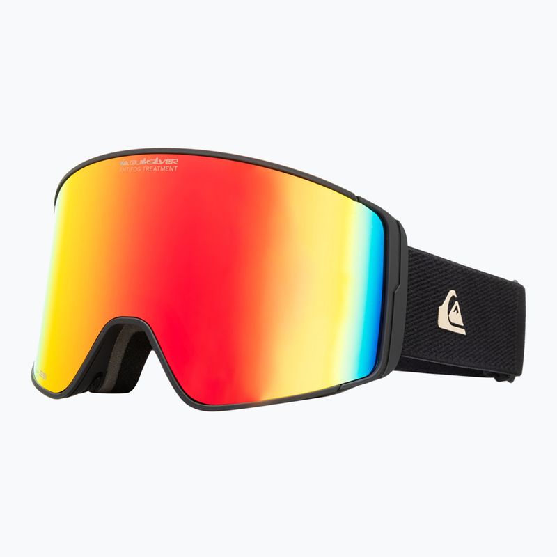 Pánské snowboardové brýle  Quiksilver Storm MG black/clux ml red