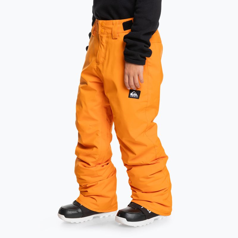 Dětské snowboardové kalhoty Quiksilver Estate orange pepper 4