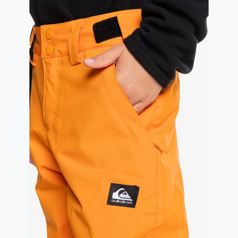 Dětské snowboardové kalhoty Quiksilver Estate orange pepper 6