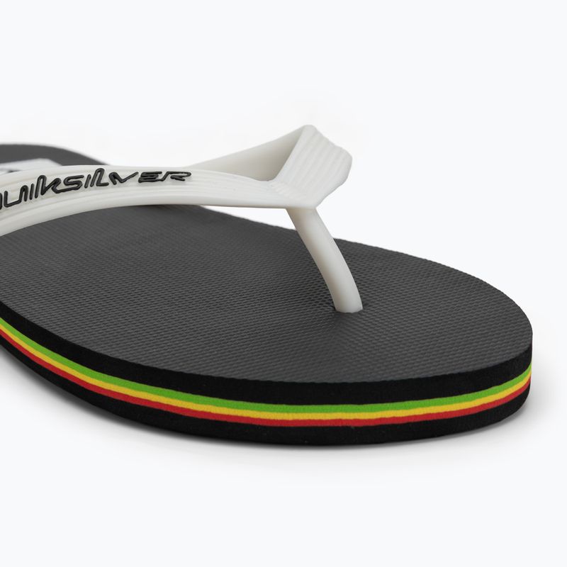 Pánské žabky Quiksilver Molokai black rasta 7