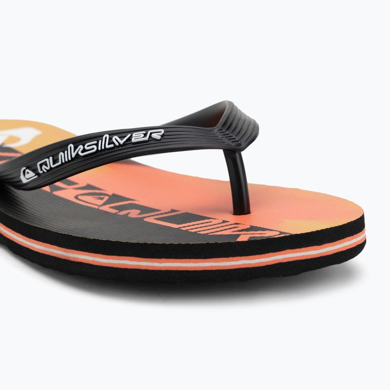 Pánské žabky Quiksilver Molokai Art 25 fiery coral wordblock 7