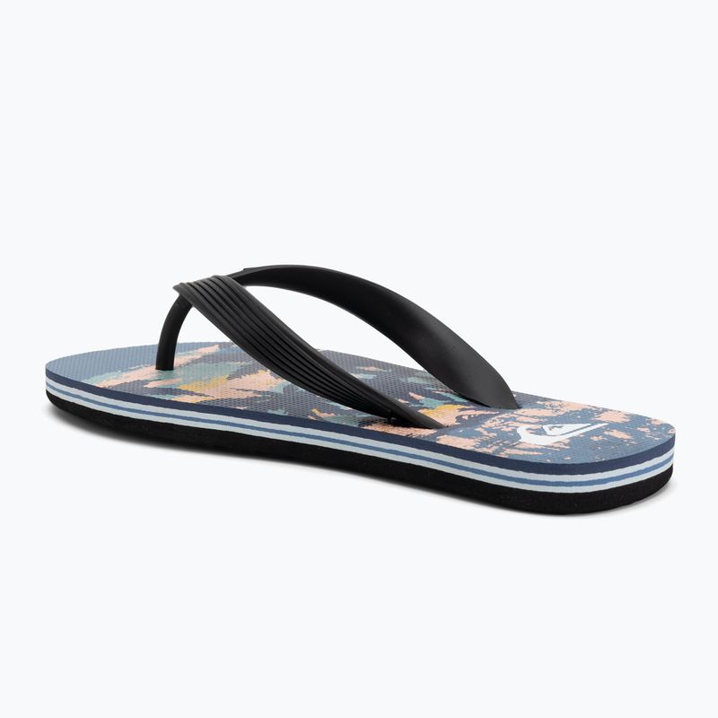 Dětské žabky Quiksilver Molokai Art 25 Youth fiery coronet blue tropicamo 3