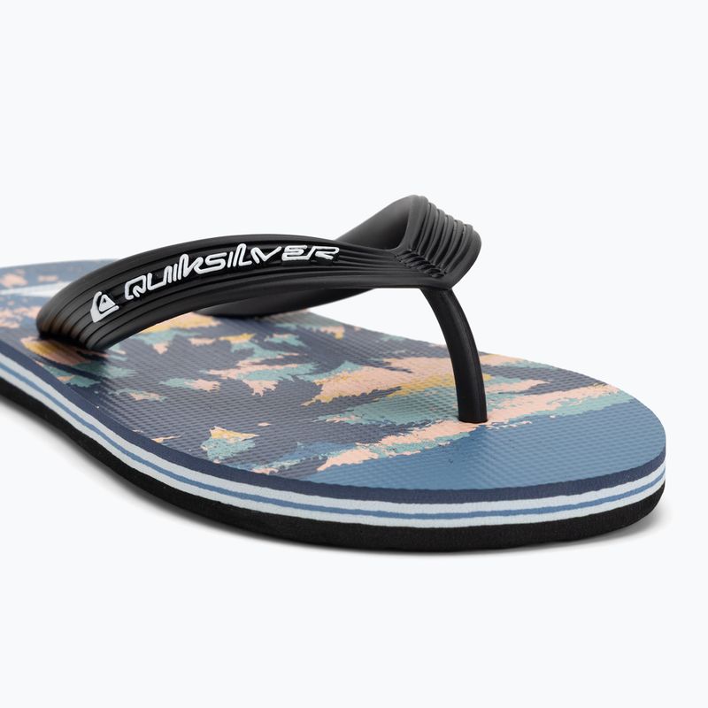 Dětské žabky Quiksilver Molokai Art 25 Youth fiery coronet blue tropicamo 7