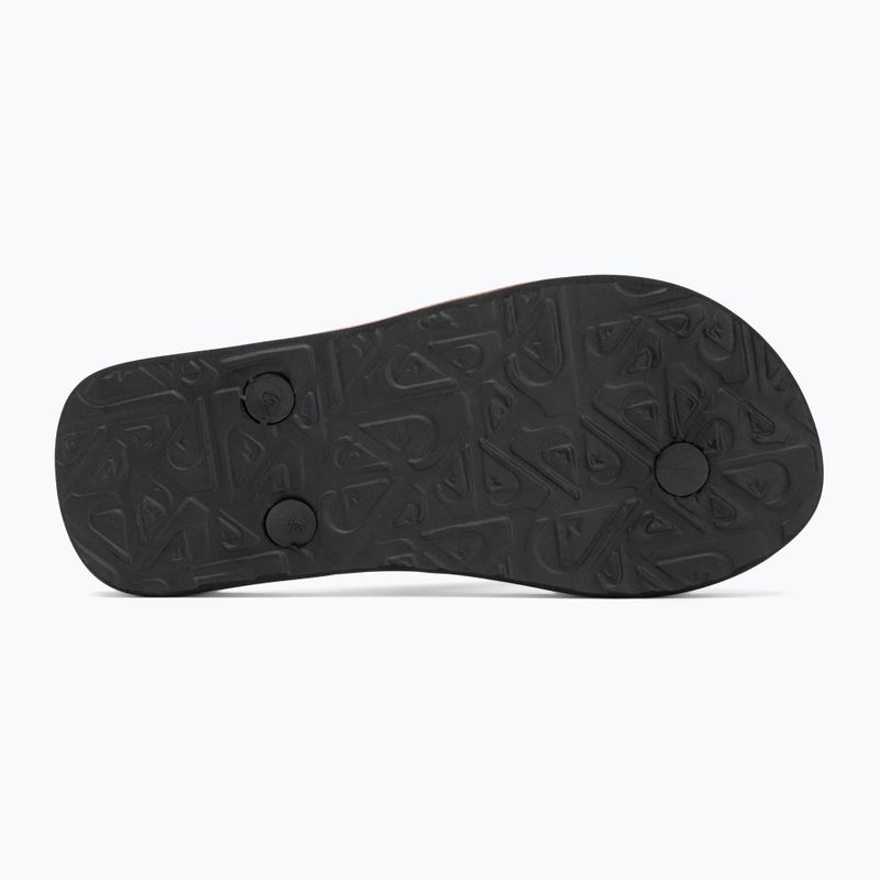 Dětské žabkyQuiksilver Molokai Art 25 Youth fiery coral wordblock 4