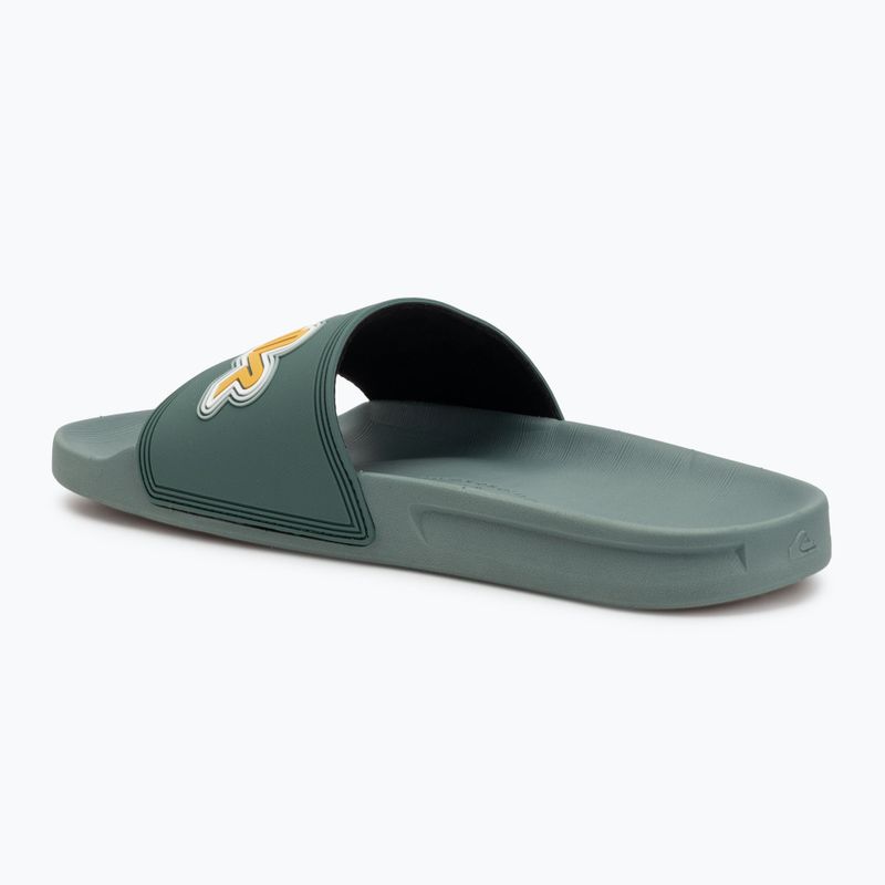 Pánské nazouváky Quiksilver Rivi Wordmark Slide II sage 3