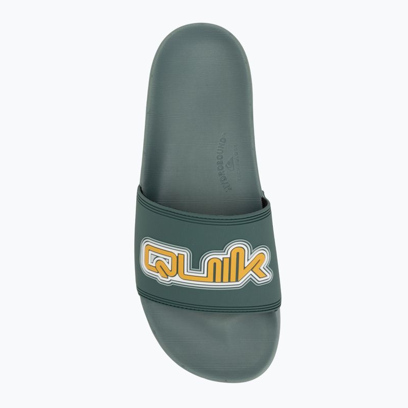 Pánské nazouváky Quiksilver Rivi Wordmark Slide II sage 5