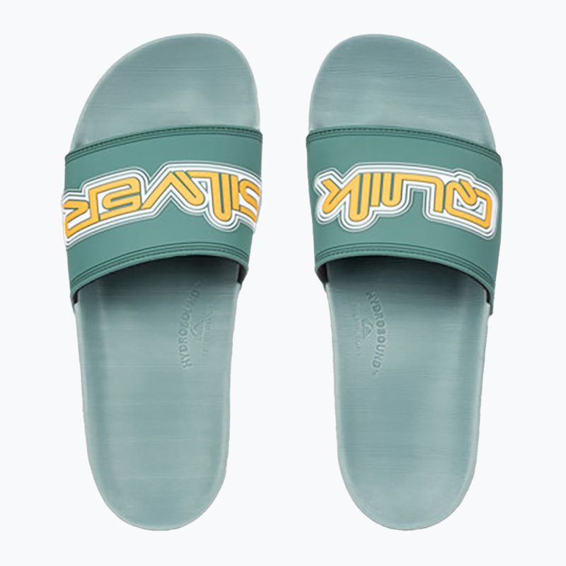 Quiksilver pánské žabky Rivi Wordmark Slide II sage 2