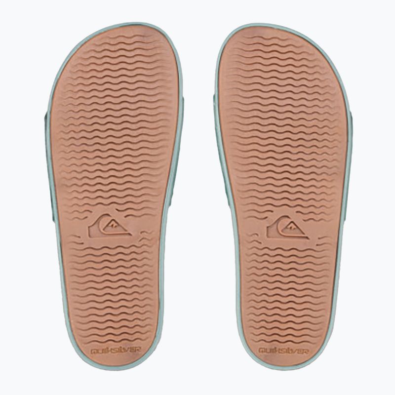 Quiksilver pánské žabky Rivi Wordmark Slide II sage 3