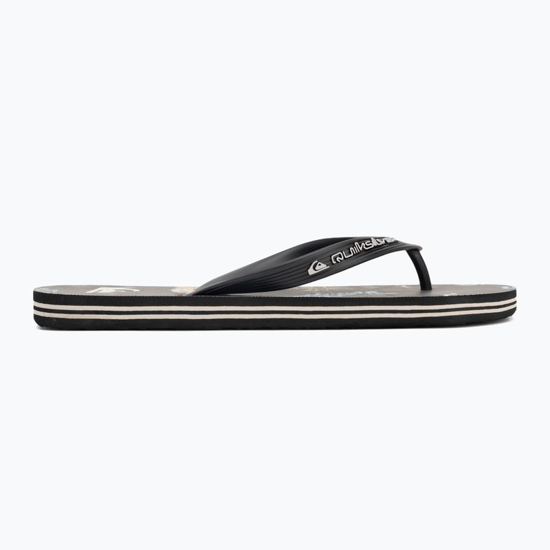 Pánské žabky Quiksilver Molokai Art 25 black naturama 2