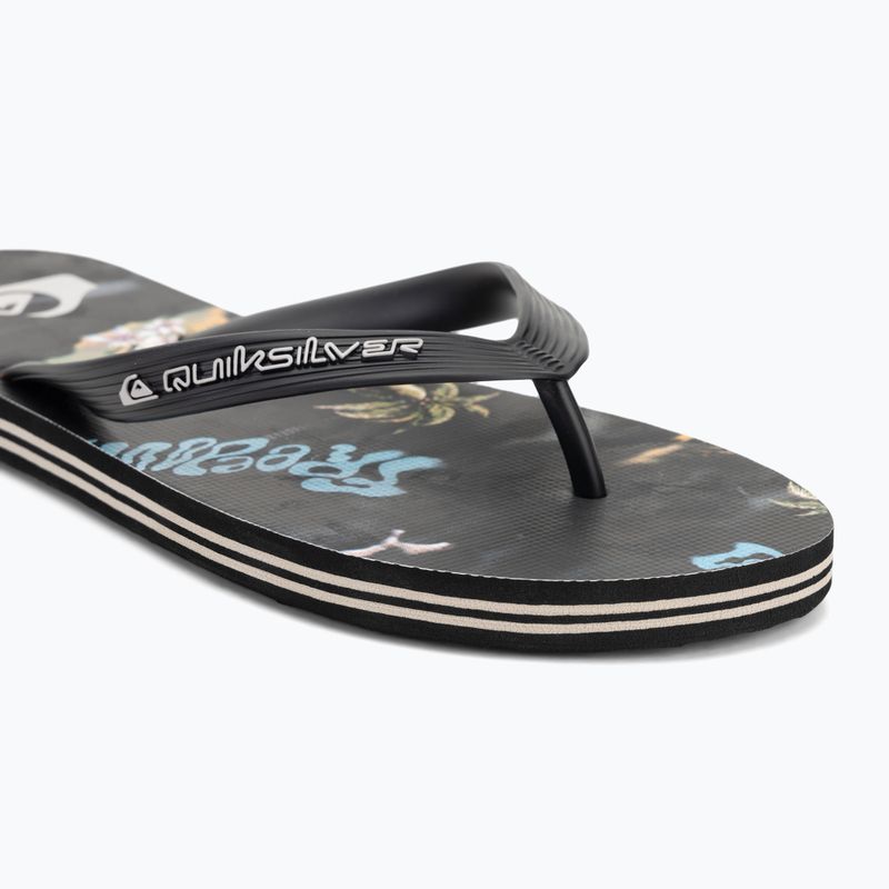 Pánské žabky Quiksilver Molokai Art 25 black naturama 7