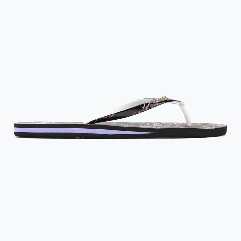 Dámské žabky ROXY Portofino III dc black multi camo 2