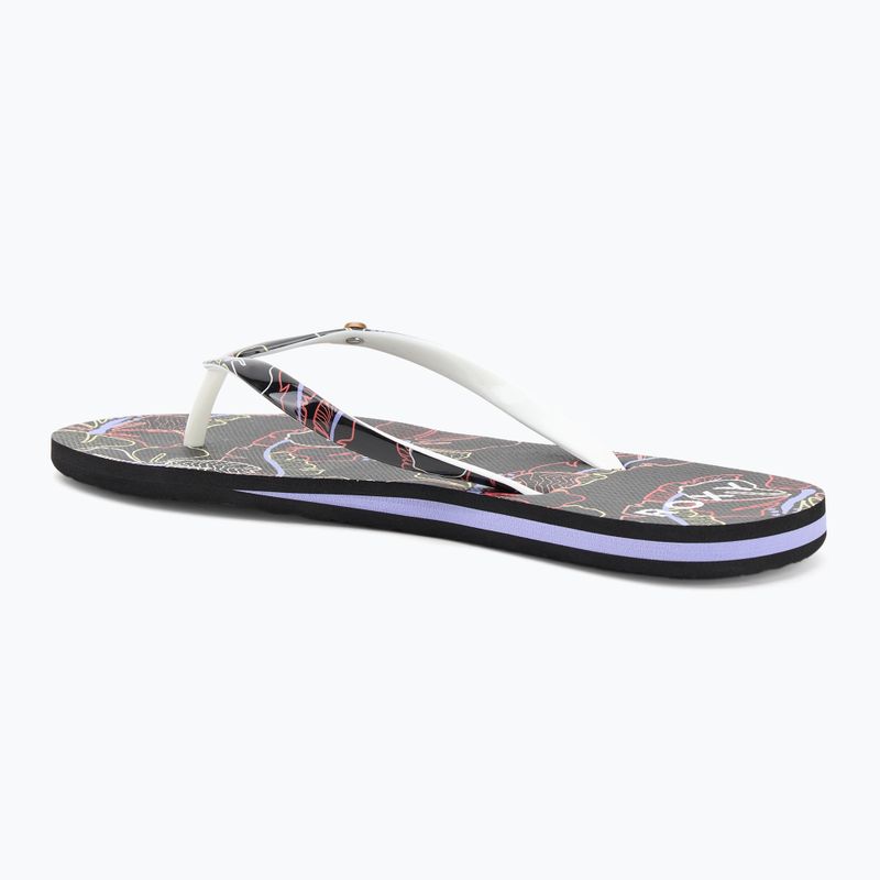 Dámské žabky ROXY Portofino III dc black multi camo 3