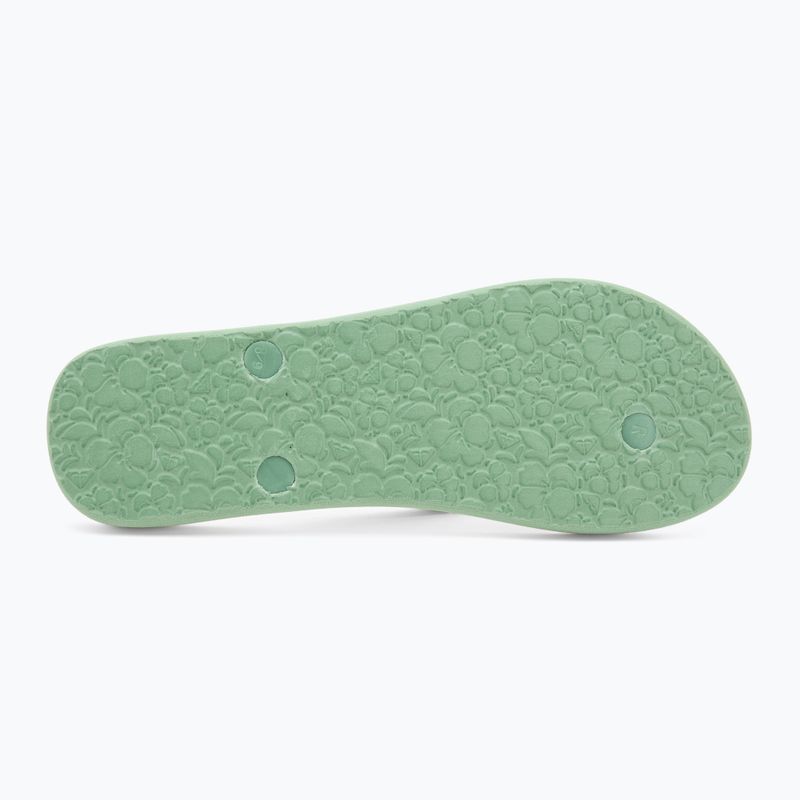 Dámské žabky ROXY Tahiti VII green/pink 4